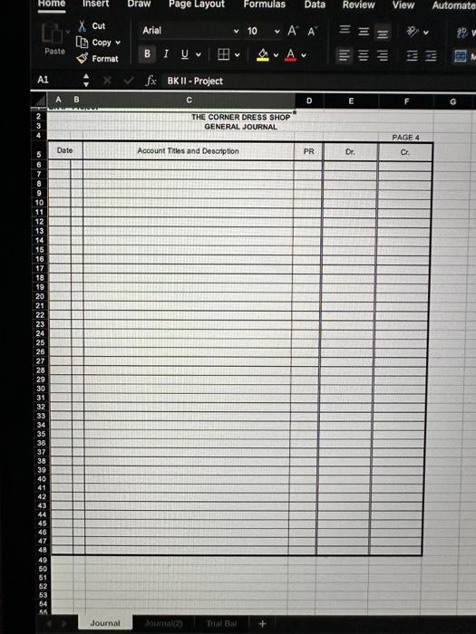 sheet. h. Journalize the adjusting and closing entries. i. Post the adjusting