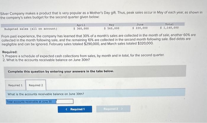 answers. Last person did wrong :( Silver Company makes a product that