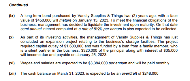 1) Use the stated collection policy of an entity to determine the