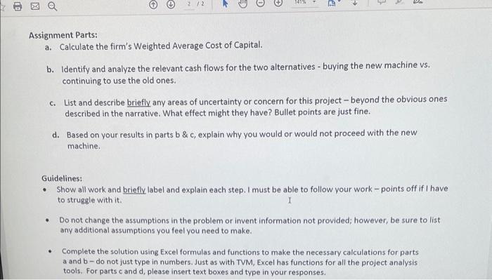 in class (and in the online examples, homework, etc.), this is a