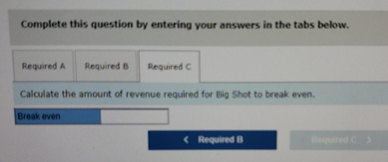 profit Operating expenses Operating loss $60,500 51,600 $ 8,900 15,600 $(6,700) Based