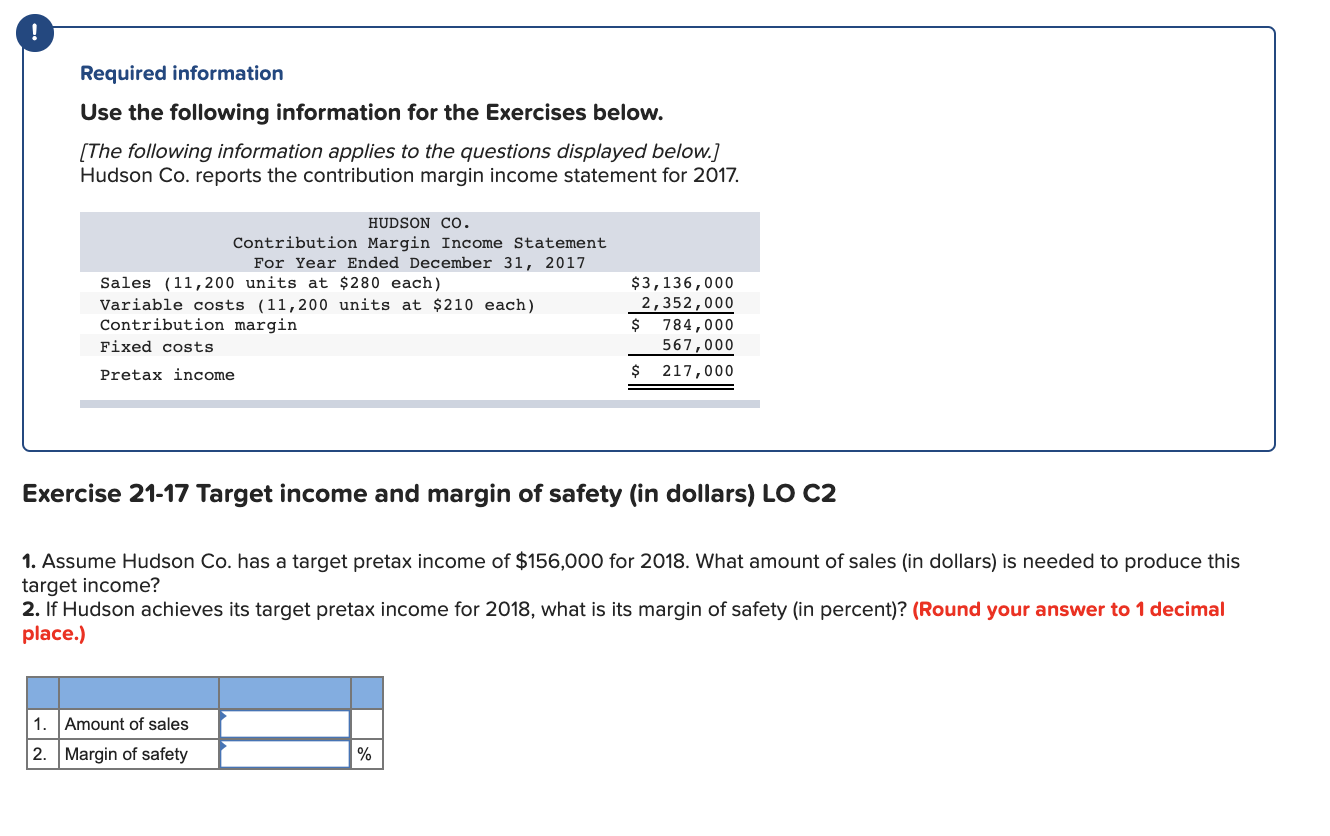 Please help me with this accounting question ! Required information Use the