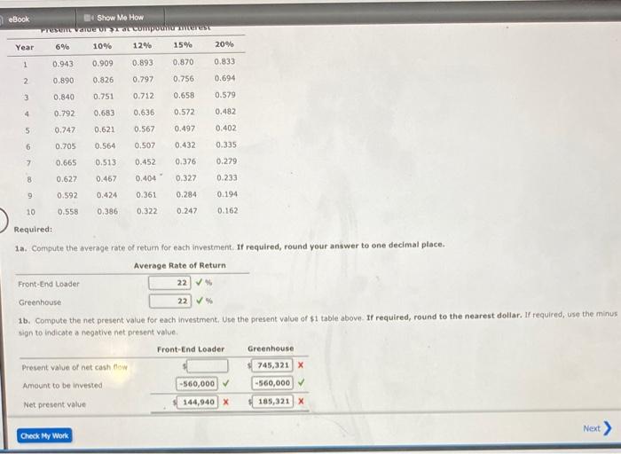 for a service company The capital investment committee of Arches Landscaping Company