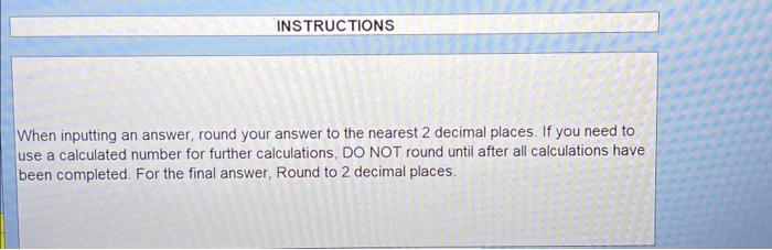  When inputting an answer, round your answer to the nearest 2