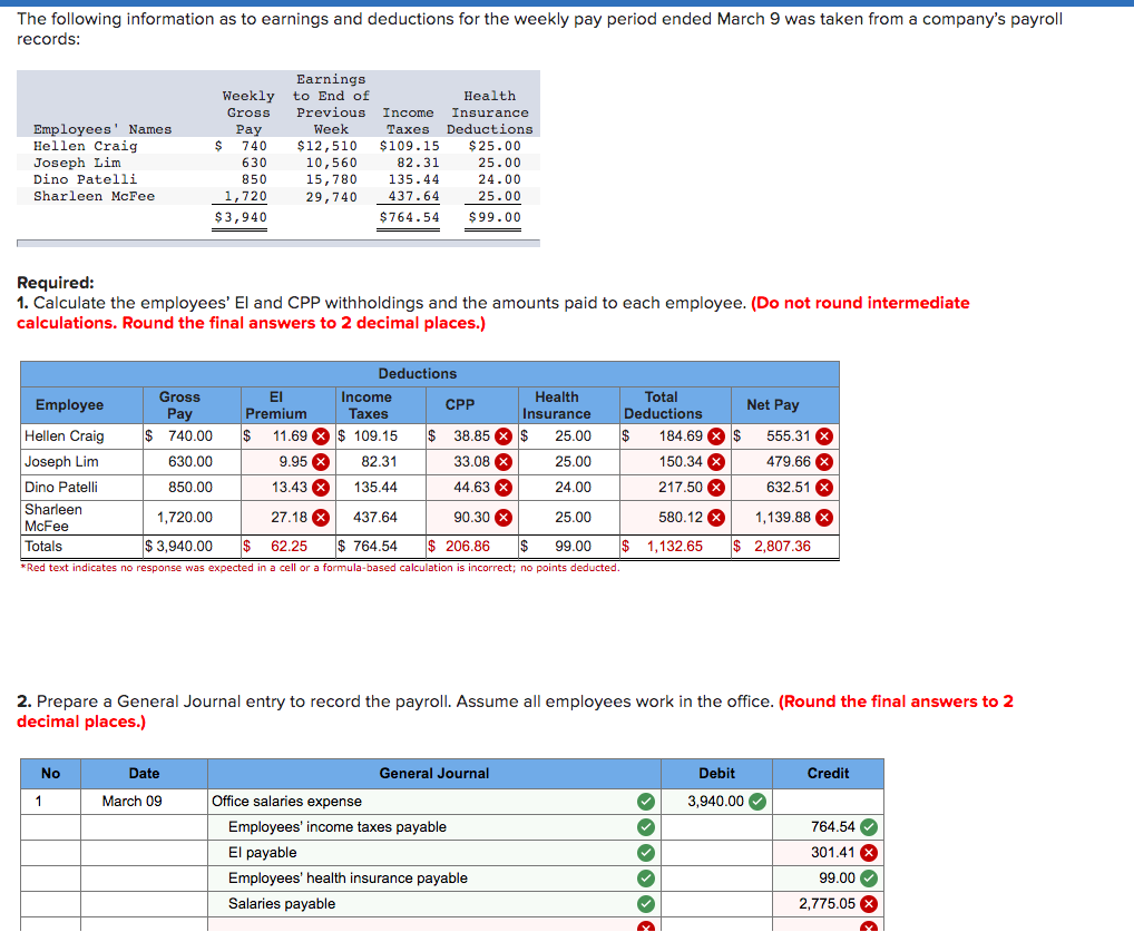  Hello, Everything with a RED X is wrong!! Please can you