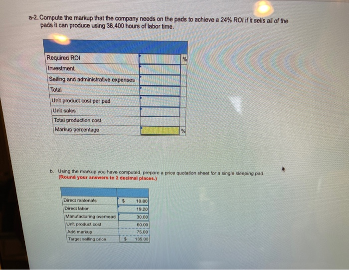 by backpackers and campers. The following information is available about the new