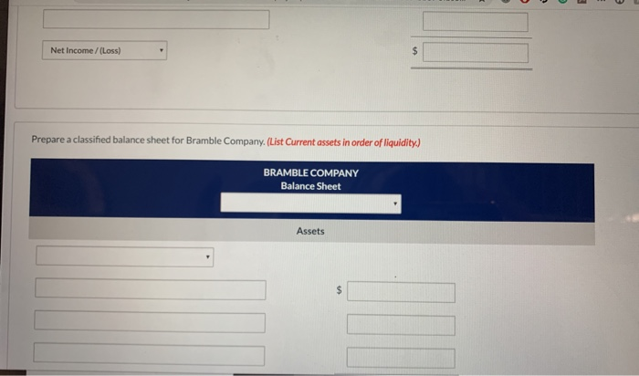 December 31, 2022: Accounts payable Accounts receivable Accumulated depreciation-equipment Bonds payable Cash