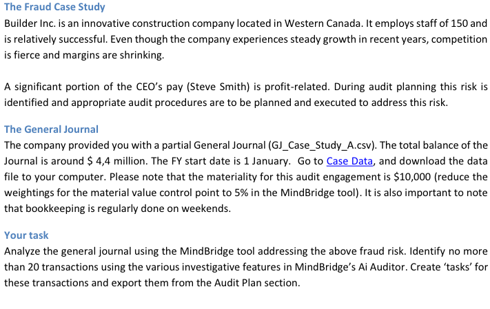  After reading the case below I want your thoughts about the