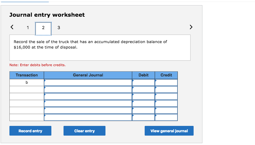 Asset Disposal [LO 9-5] [The following information applies to the questions displayed