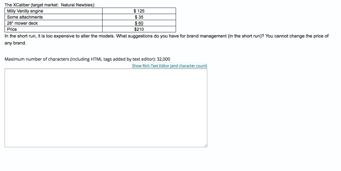 market, the Terminator, the Growler and the XCaliber. Here are the components: