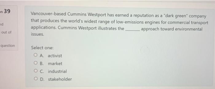  1) 2) 3) 4) 5) en 39 ed Vancouver-based Cummins Westport