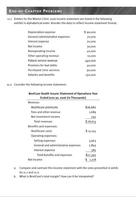  I need help with 11.2 (A) END-OF-CHAPTER PROBLEMS 11.1 Entries for