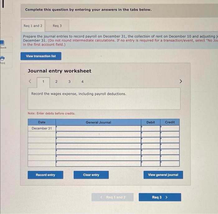 and Reporting Current Liabilities (LO 10-2] Lakeview Company completed the following two