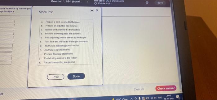 the steps is accepte Click the bon to view the counting cycle