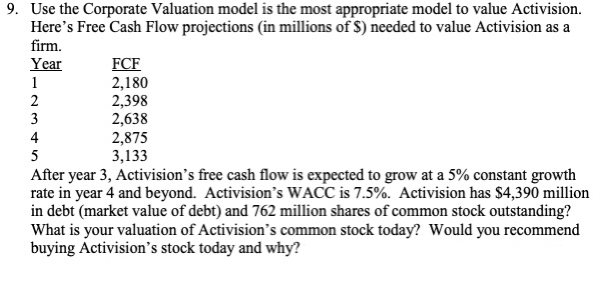 You should use Excel to solve this. Please give a detailed solution