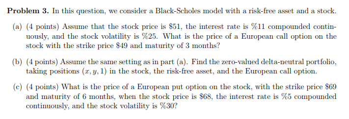 Please show all work/steps. Please do not use excel or other programs.