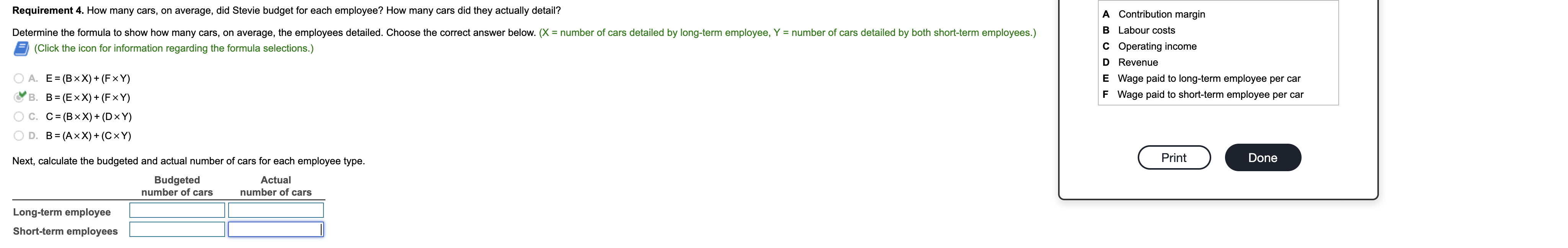 I need help finding the answers for question 4. please show the