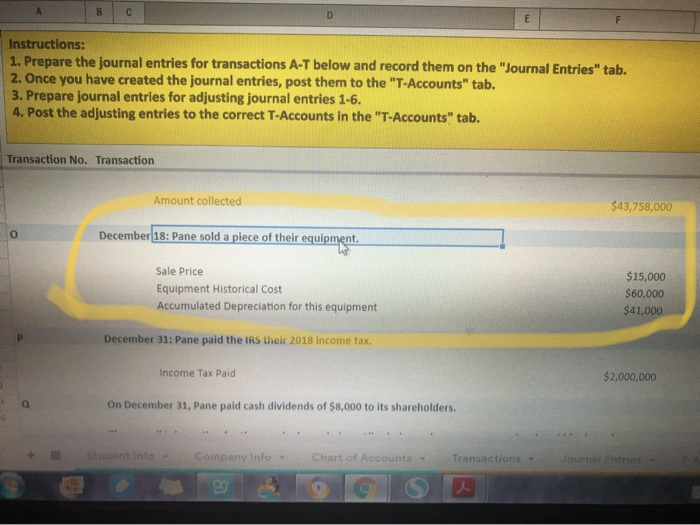 please help me prepare a journal entry for the circled problem. Instructions: