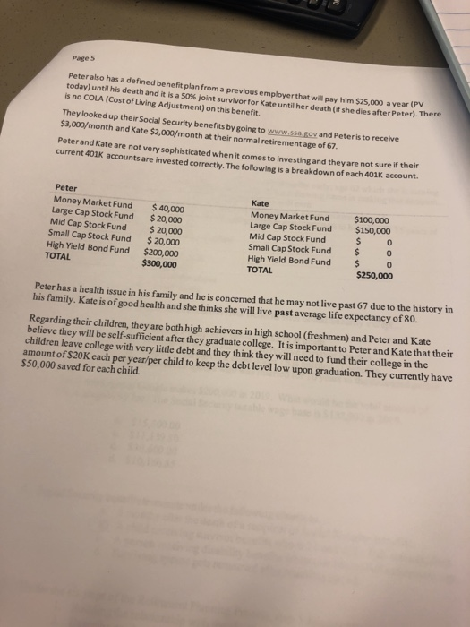 study about a co a case study about a couple planning for