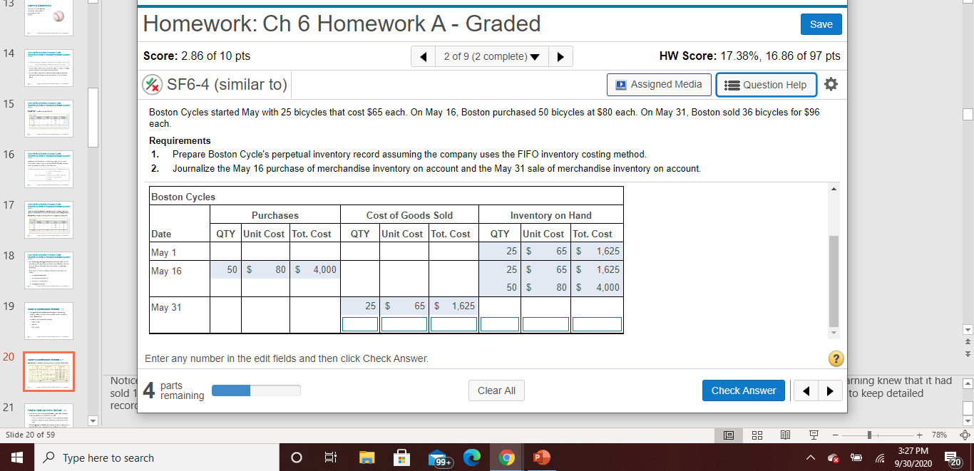  How do I get the GOGS? Please clear explanation! 13 Homework: