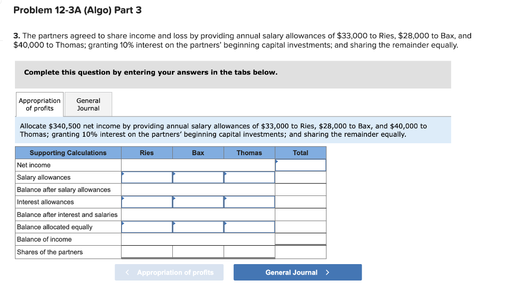 $340,500. Required: Prepare the entry to close the firm's Income Summary account