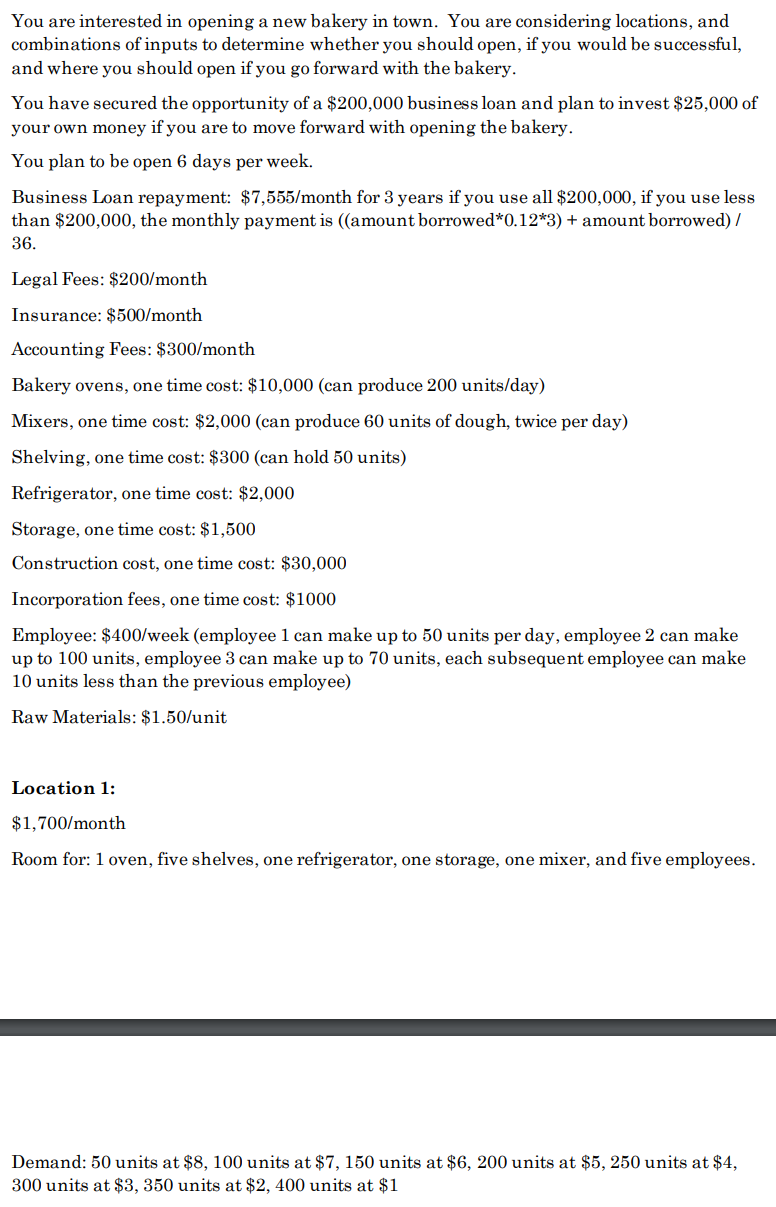 THIS IS ALL ONE QUESTION, IT IS JUST MULTI-PART. This is also