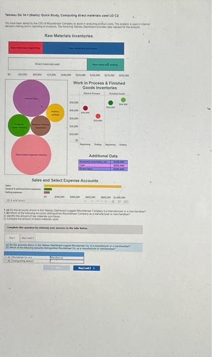  Tebleau DA 14-1 (Static): Quick Study, Computing direct materials used LO