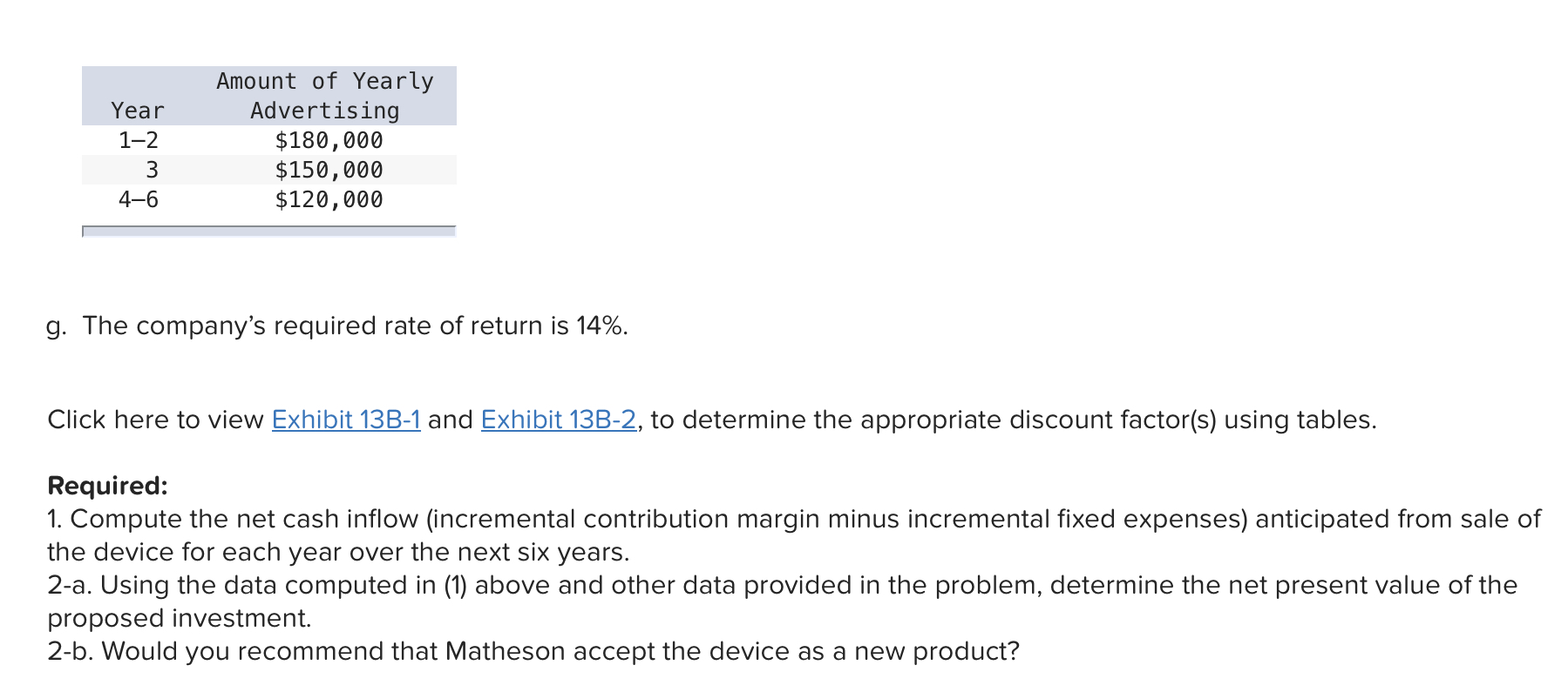 will have broad market appeal. The company has performed marketing and cost