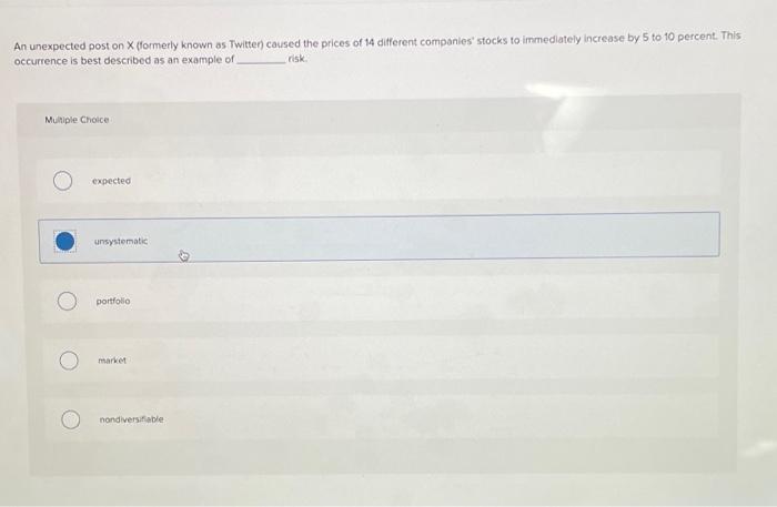  An unexpected post on X (formerly known as Twitten caused the