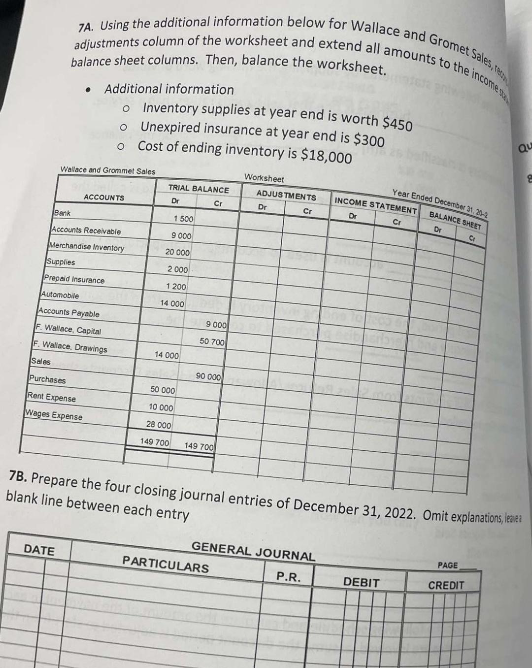  this is the full information nothing else is given. we have