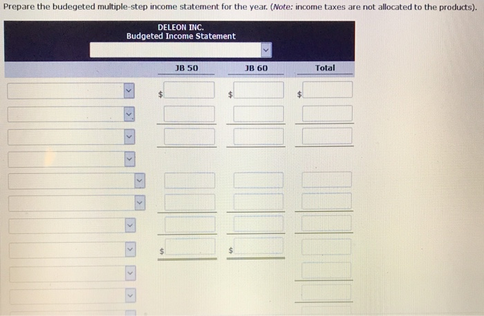 Direct materials per unit (pounds) Desired ending direct materials pounds Beginning direct