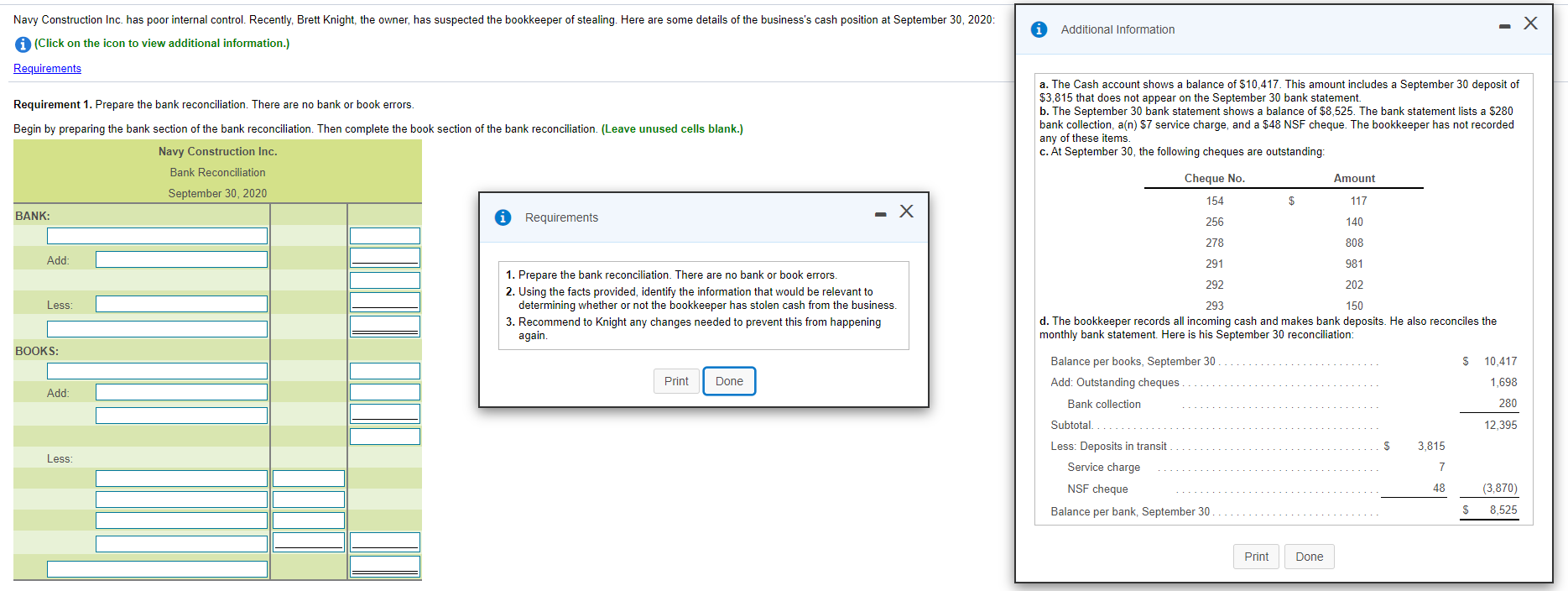  Additional Information - X Navy Construction Inc. has poor internal control.