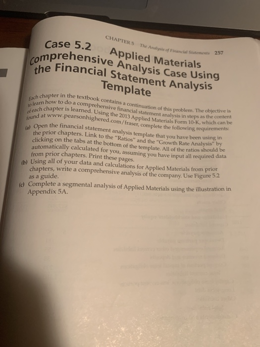 Intel Case The 2013 Intel Annual Report can be found at the