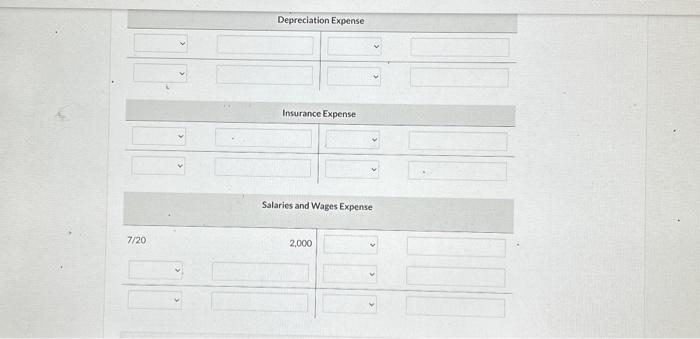 1-year insurance policy effective July 1. 12. Billed customers $3,700 for cleaning