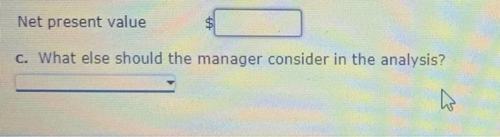 plant manager of Shenzhen Electronics Company is considering the purchase of new