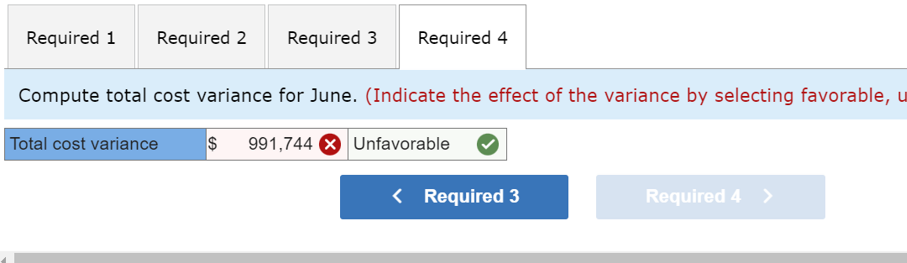 by entering your answers in the tabs below. Compute total actual cost