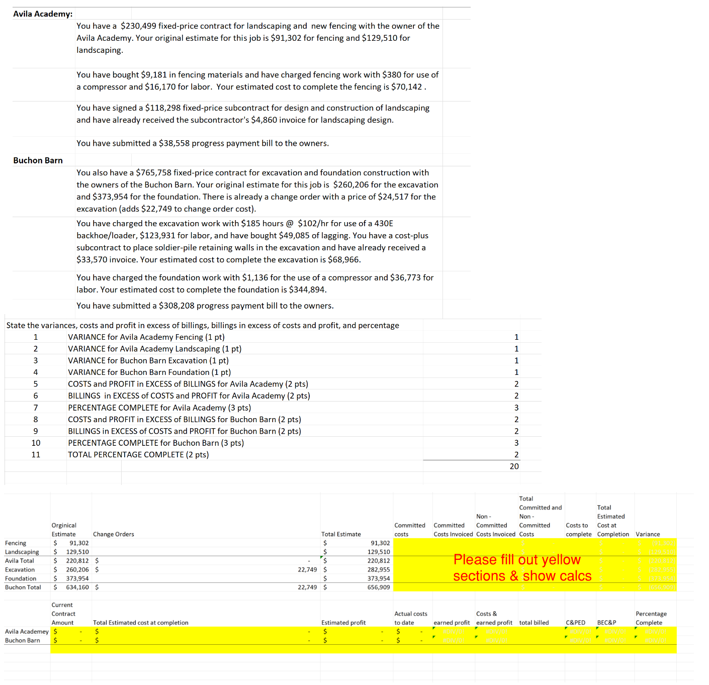  Please use provide photos and table to work through the problem.