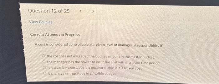 Progress Astatic budget should not be prepared in a company. shows planned