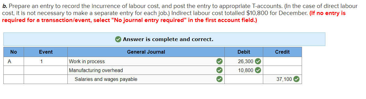 for a transaction/event, select "No journal entry required" in the first account