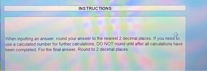 When inputting an answer, round your answer to the nearest 2