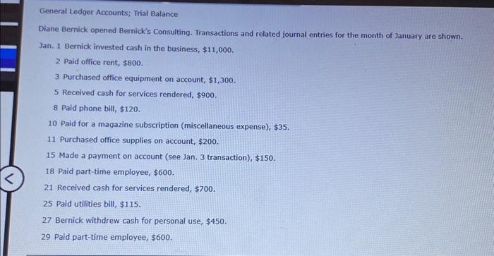 PLEASE ANSWER FULL QUESTION. plese answer correctly Diane Bernick opened Bernick's Consulting.