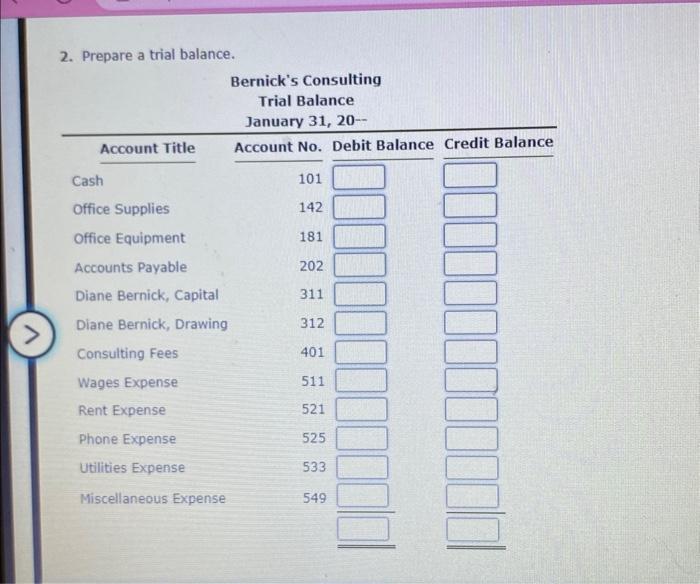 Bernick withdrew cash for personal use, $450. 29 Paid part-time employee, $600.