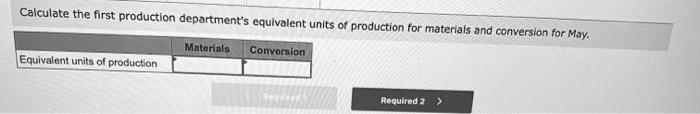 Helix Corporation uses the weighted-average method in its process costing system. It