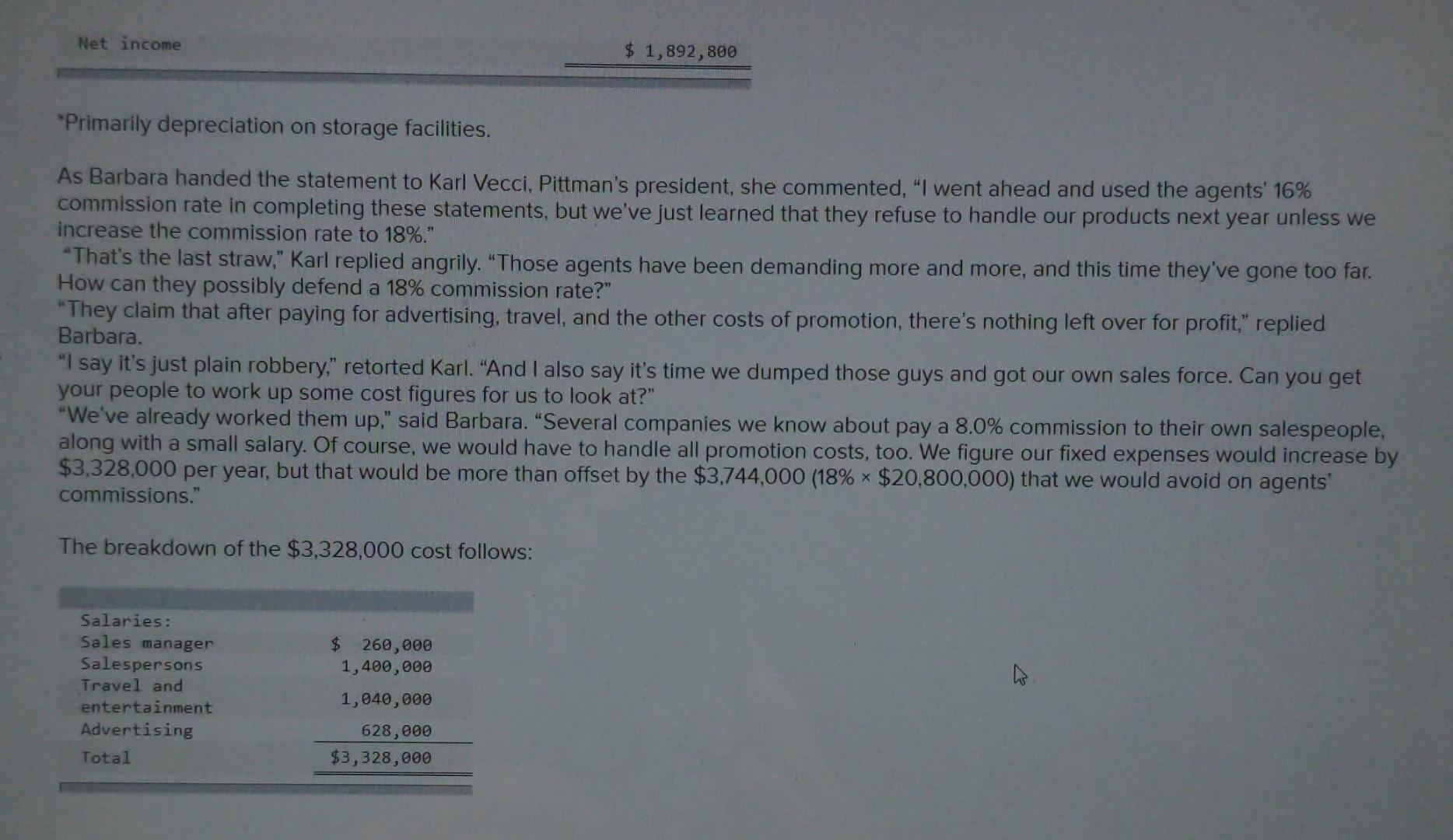 correct answer for the blank problems. Pittman Company is a small but