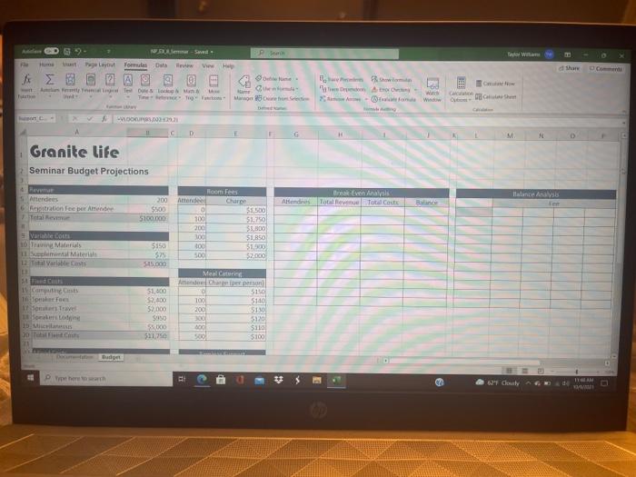 and exactly what cells go in the formulas. 10. In cell B28,