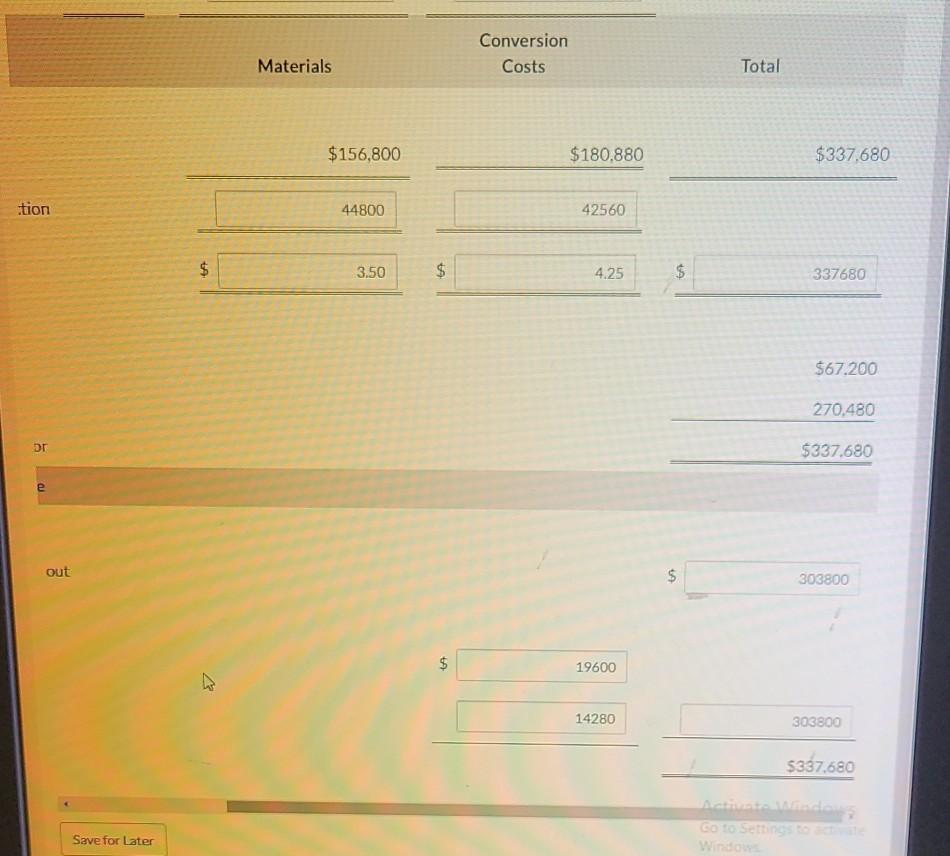 was 75% complete and work in process inventory on May 31 was