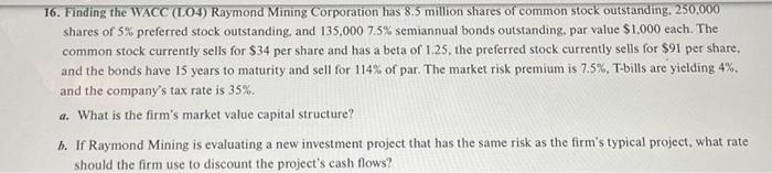 If the stock sells for $59 a share, what is the company's