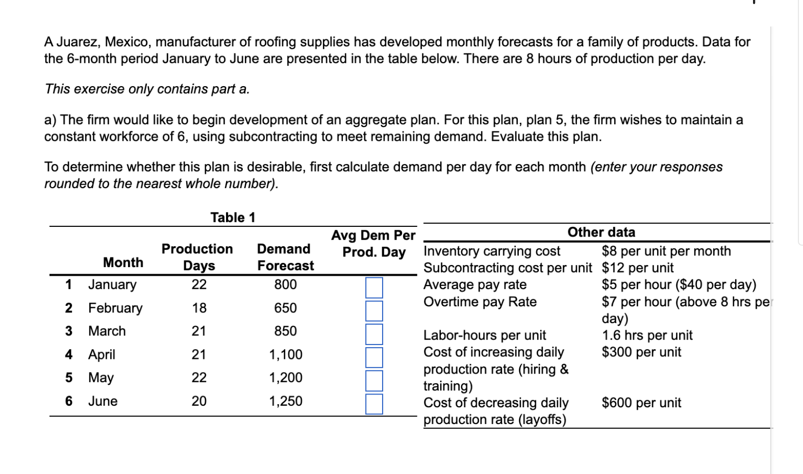 ********* Please actually answer this question correctly USING the numbers provided above!!