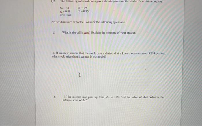 please show work for D, E, F so i can understand how