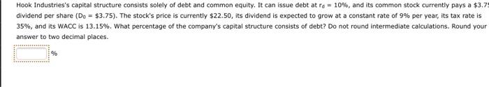 stock with an $11.00 dividend. The stock is currently selling for $96.00,